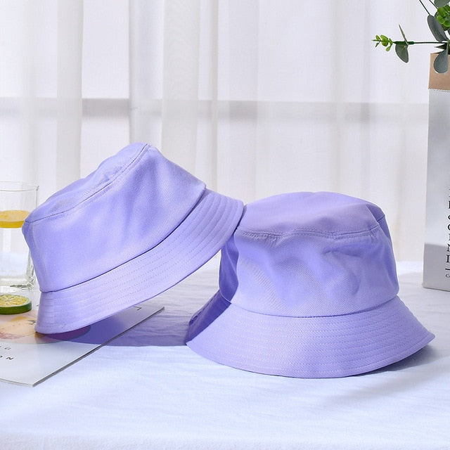 Sparsil Unisex Summer Foldable Bucket Hat Women Outdoor Sunscreen Cotton Fishing Hunting Cap Men Basin Chapeau Sun Prevent Hats