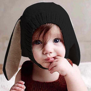 Rabbit Ears Baby Hats Soft Warm Hats Cute Toddler Kids Knitted Woolen Bunny Beanie Caps For Unisex Baby 0-3Y Newborn Photo Props