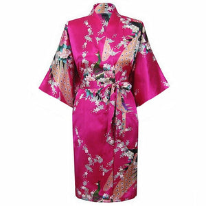 Large Size XXXL Female Robe Kimono Bathrobe Gown With Belt Print Flower Sleepwear Sexy Nightgown Nightwear Lady Wedding Gift